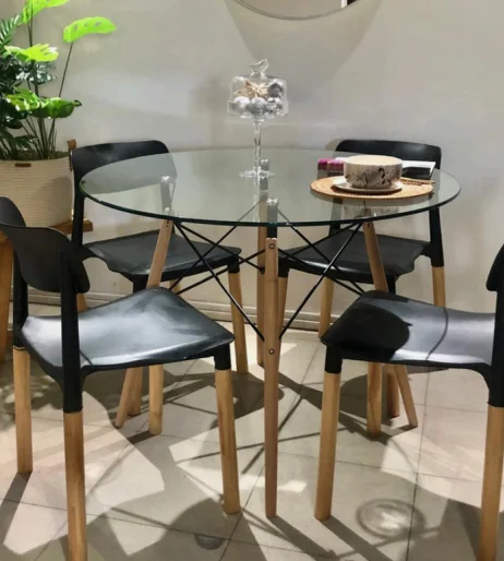 Juegos de comedor con mesa de vidrio