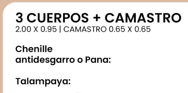 Imagen 2 de Tres Cuerpos + Camastro