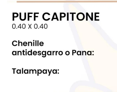Imagen 2 de Puff Capitone