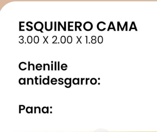 Imagen 2 de Esquinero Cama