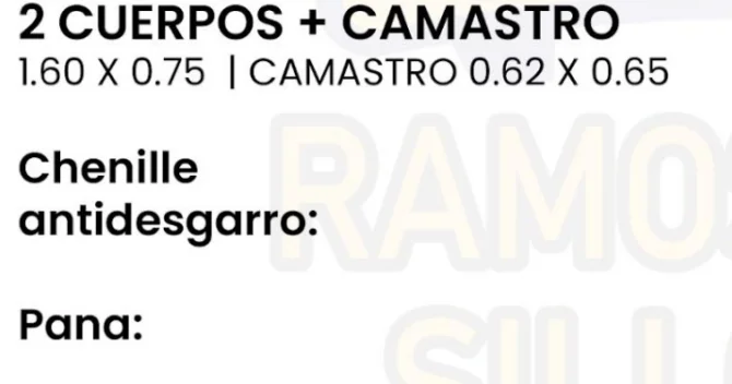Imagen 2 de 2 Cuerpos + Camastro