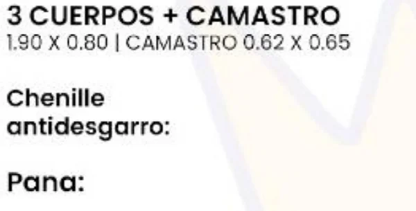 Imagen 2 de 3 Cuerpos + Camastro