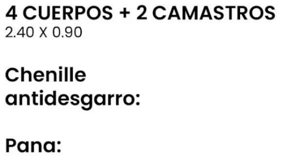 Imagen 2 de 4 Cuerpos + 2 Camastros