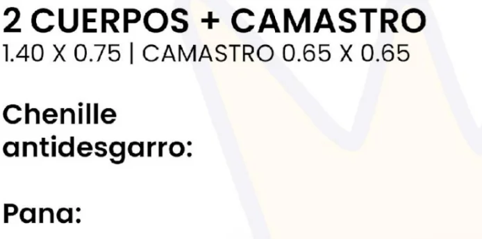 Imagen 2 de 2 Cuerpos + Camastro