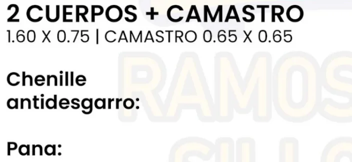 Imagen 2 de 2 Cuerpos + Camastro