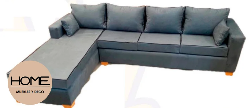 Sillon Deco con Vivo y Patas de Metal T