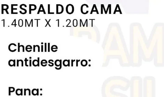 Imagen 2 de Respaldo Cama