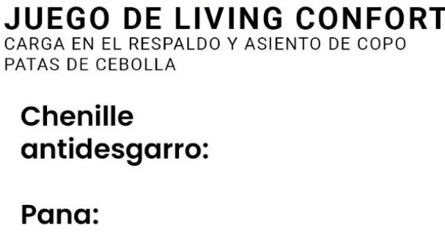 Imagen 2 de Juego de Living Confort