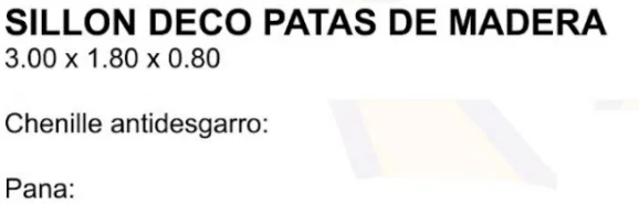 Imagen 2 de Sillon Deco Patas de Madera